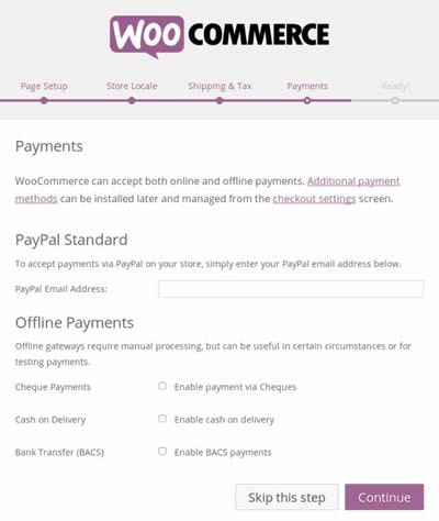 WooCommerce - Pagamentos
